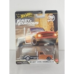 Hot Wheels 1:64 Fast Furious Premium - Chevrolet Custom C-10 1976 orange